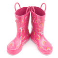 2020 New Fashion Natural Rubber Logo Rain Boots Rain Boots Keep Warm Rain Boots Women for Kids